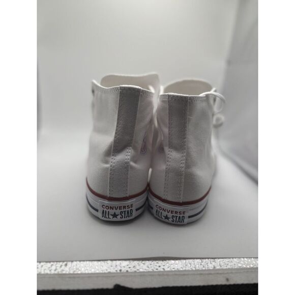 New Converse All Star High Top‎ Optical White Sneakers Mens 9 Womens 11 Shoes - Picture 5 of 7